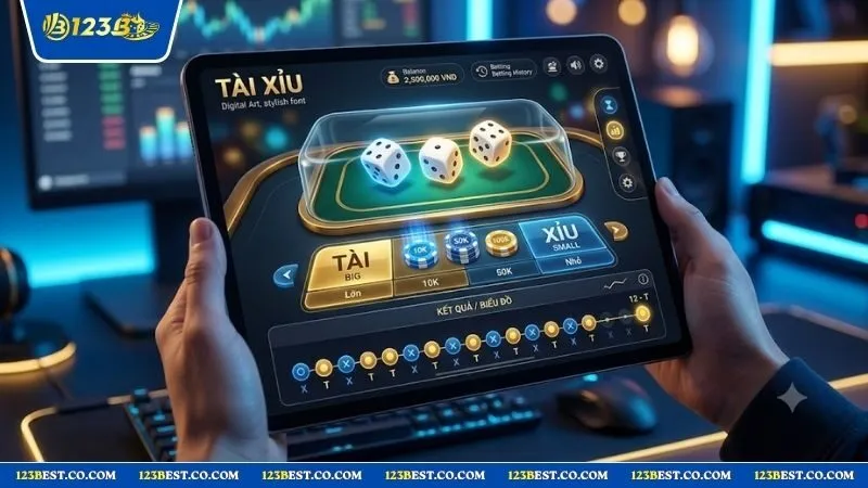 Bảng kết quả tài xỉu hiển thị nhịp cầu 1-1 xen kẽ Tài Xỉu, cách bắt cầu 1-1 tài xỉu chuẩn xác cho người chơi.
