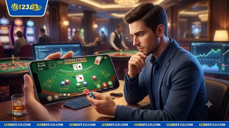 Người chơi đang thực hiện các mẹo chơi roulette kiểu châu âu bằng cách đặt chip cược thông minh