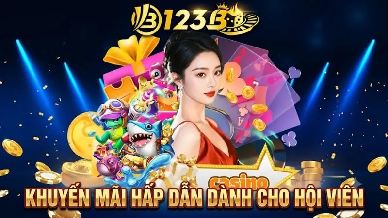 Thông báo ưu đãi hấp dẫn dành cho thành viên khi tham gia vào 123B